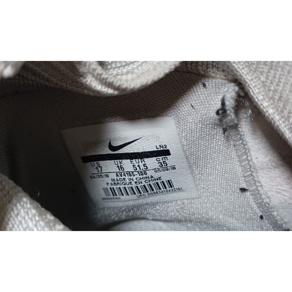 Nike Shoes Mens Sz 17 Alpha Menace Pro Crucial Catch Football Cleat AV4105-100 - Picture 10 of 10